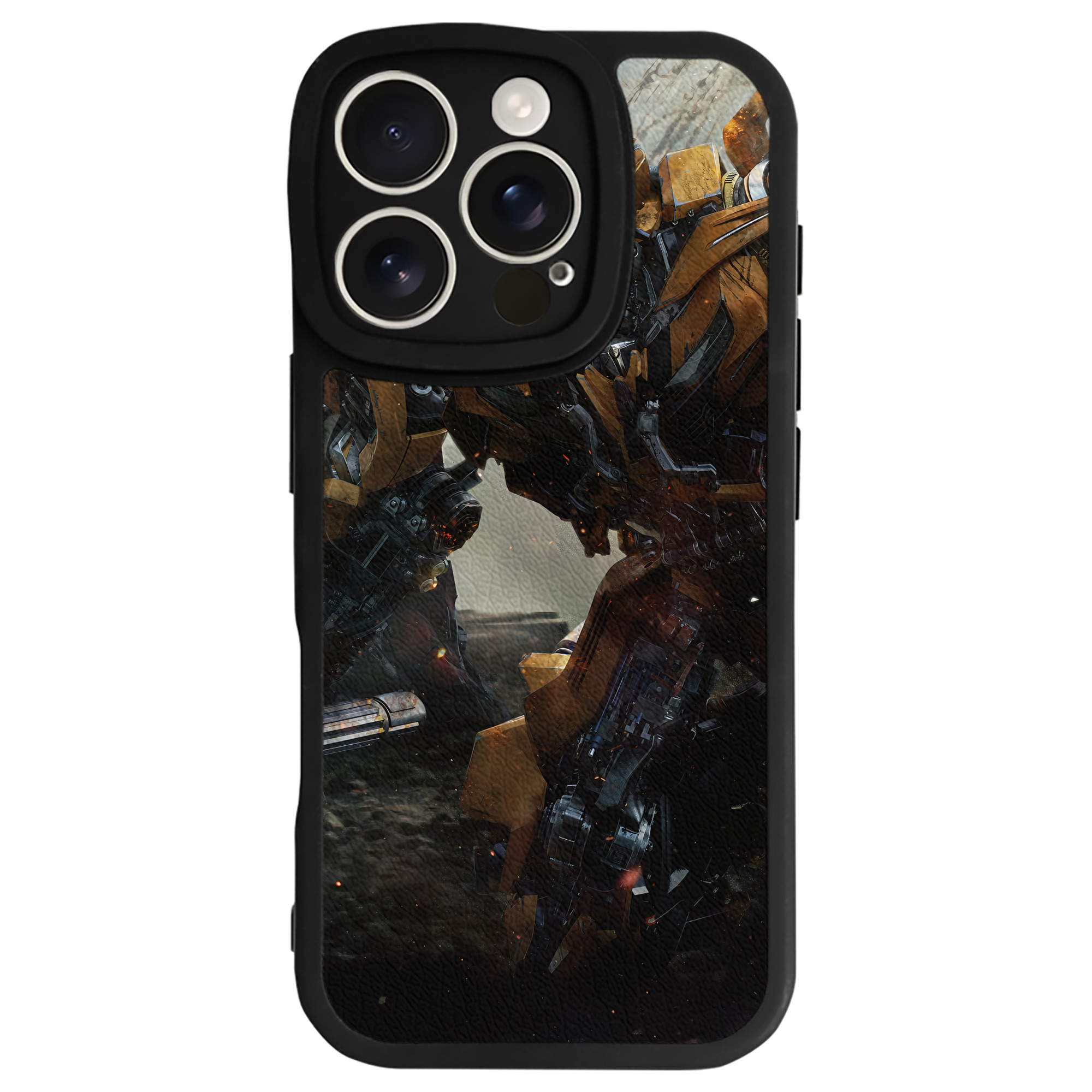 （画像用） Transformers トランスフォーマー 【iPhone 16シリーズ対応】シリコンスマホケース（レザー調） 材質：シリコン